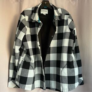 Orvis Black and White Checkered Utility Jacket